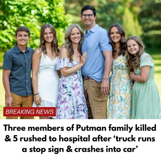 Three Putman Family Members Killed, Five Injured After Truck Crashes Into Their Car
