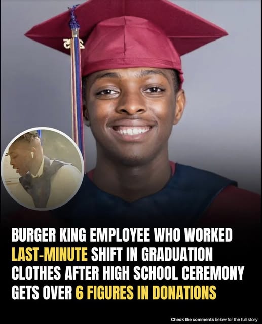 Teen Flipping Burgers in Graduation Gown Inspires $230,000 for College