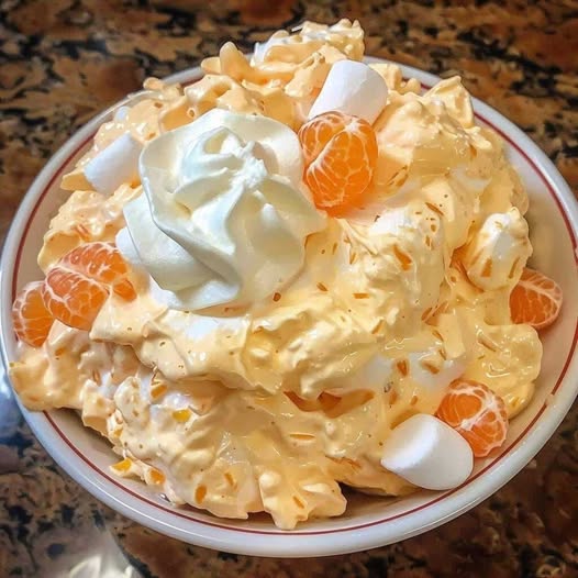 Grandma Says It’s a Keeper: Orange Dreamsicle Salad That Brings Back Sweet Memories