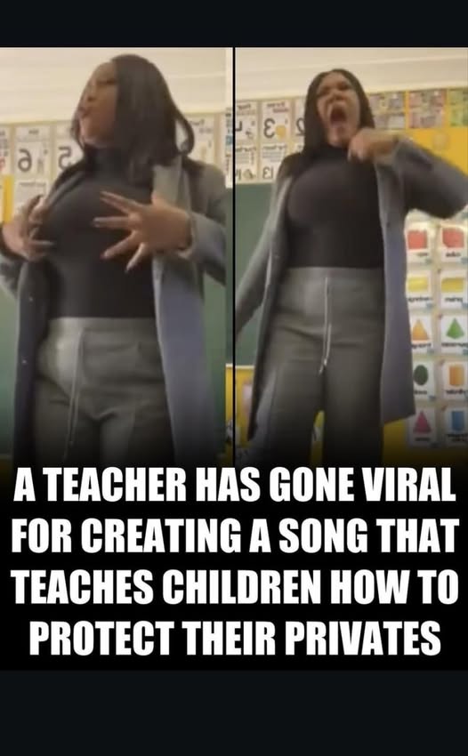 Teacher’s Clever Song Turns Personal Safety Lesson Into Viral Classroom Moment