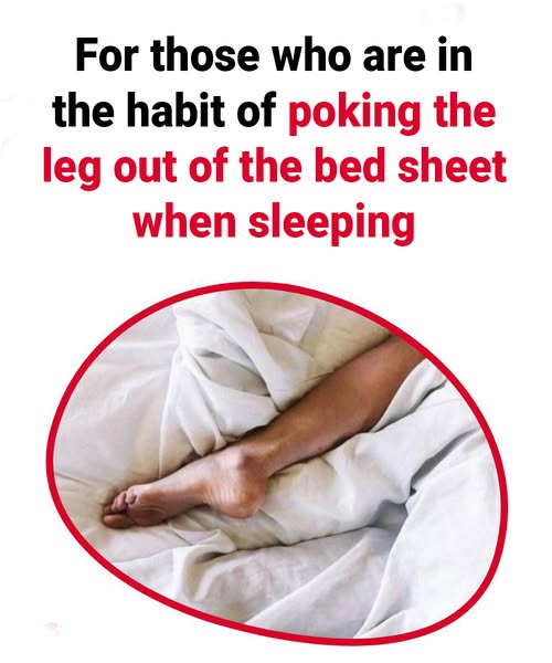Why People Stick a Foot Out from Under the Sheets While Sleeping