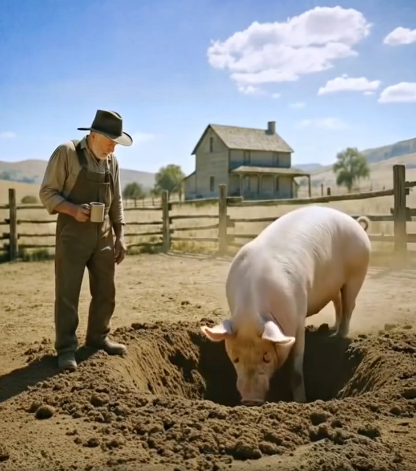 FARMER’S PIG UNCOVERS A SECRET THAT PUT A KILLER BEHIND BARS