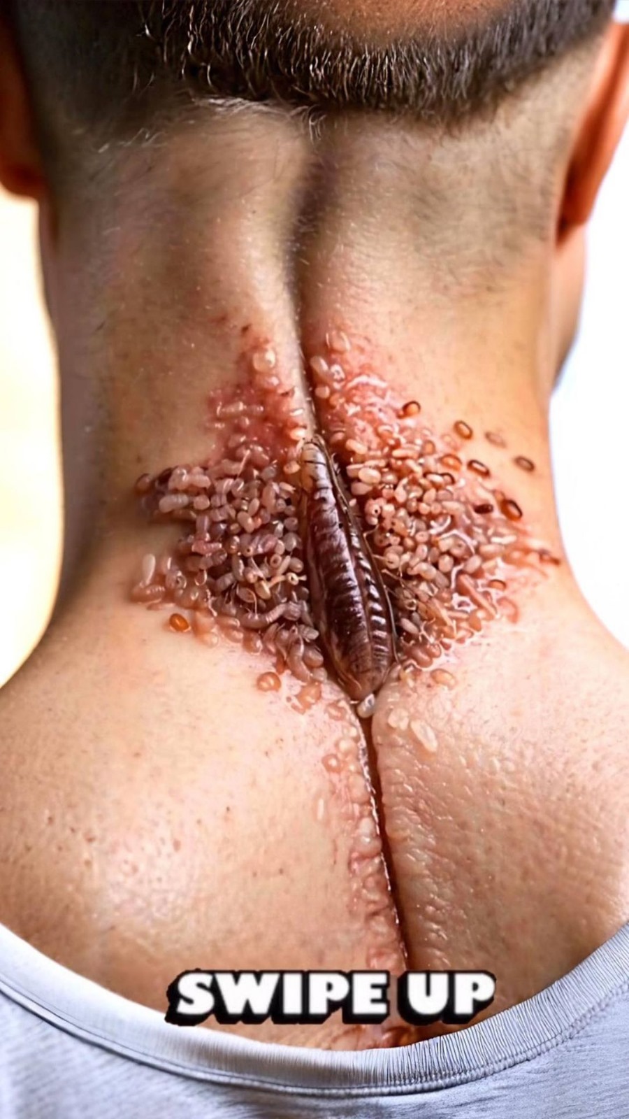 Their acne is severe