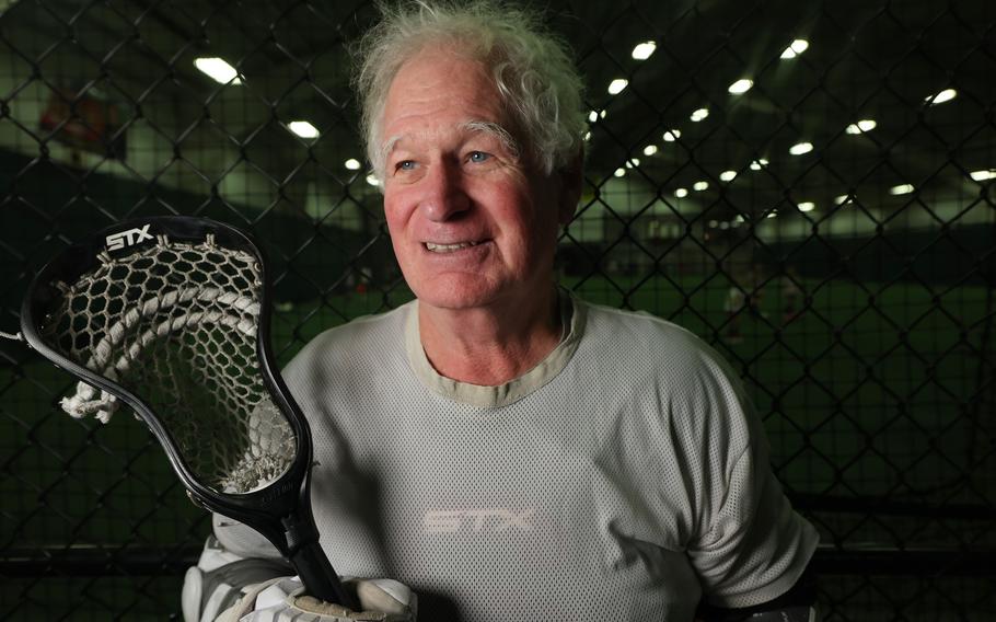 Jon Ryan, 77, has been playing lacrosse every Tuesday for a dozen years. (Dennis Nett/syracuse.com via TNS)