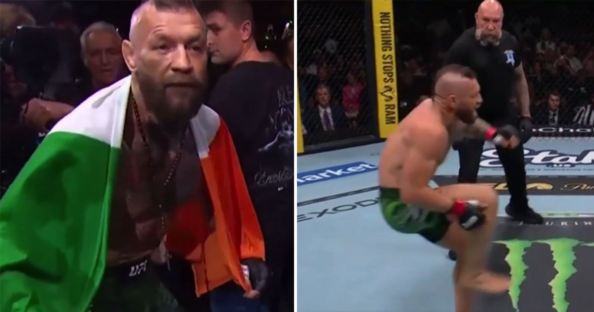 McGregor Suffers Devastating Knee Injury Seconds Into UFC Return
