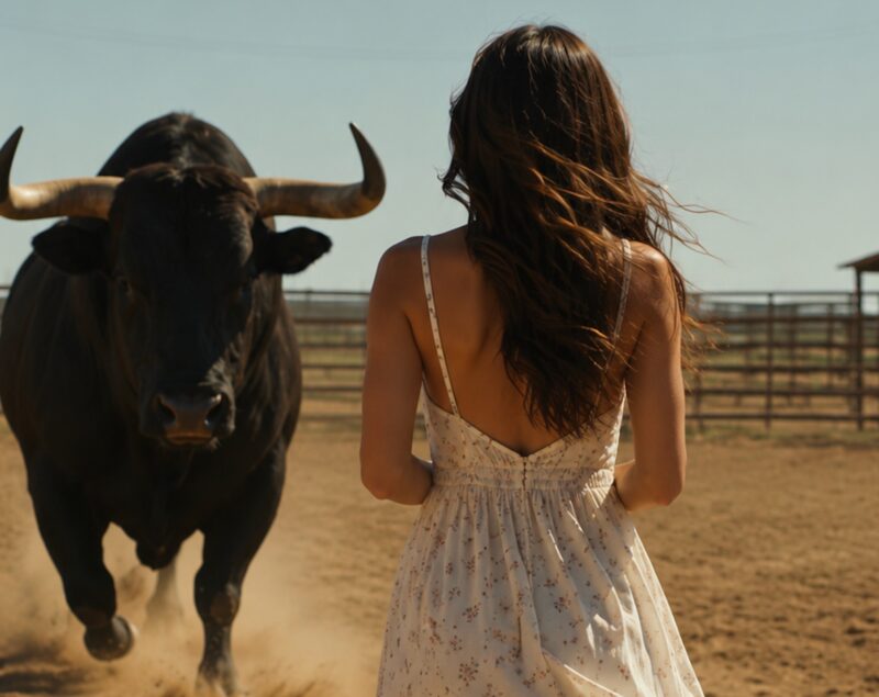 Town Shocked as Bull Refuses to Attack Woman in Brutal Ranch Showdown