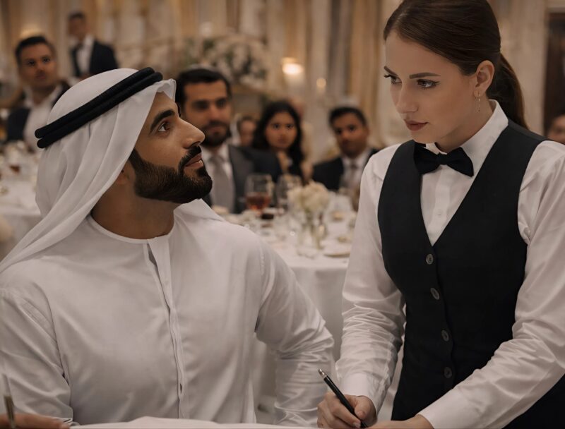 Waitress Responds Flawlessly After Being Insulted in Arabic by Wealthy Diner