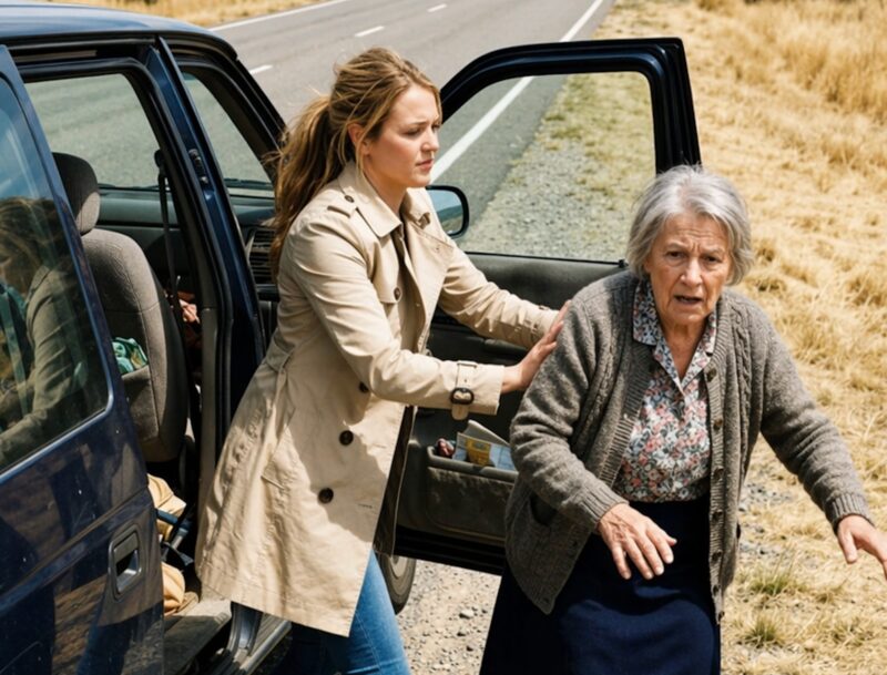 Daughter Abandons Elderly Mother on Remote Road, Faces Unexpected Consequences Days Later