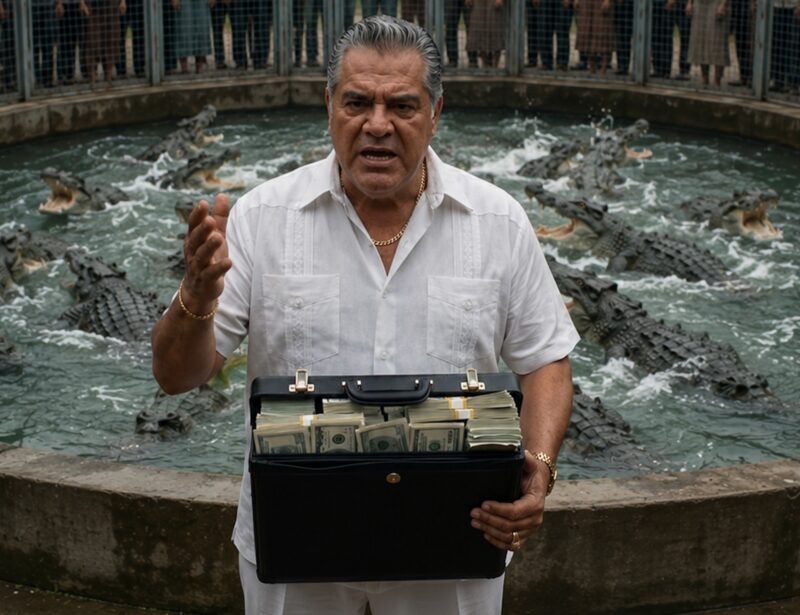 Millionaire's Crocodile Dare Backfires When Young Woman Uses Inside Knowledge