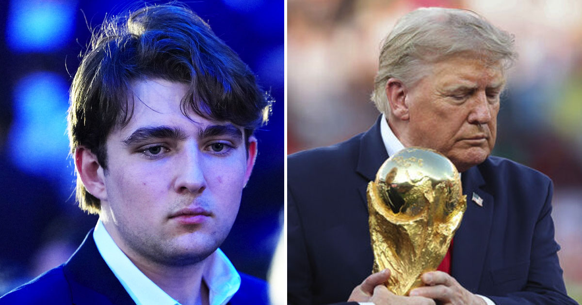 Barron Trump Attends World Cup Final Alongside Parents, But a Background Detail Steals the Spotlight