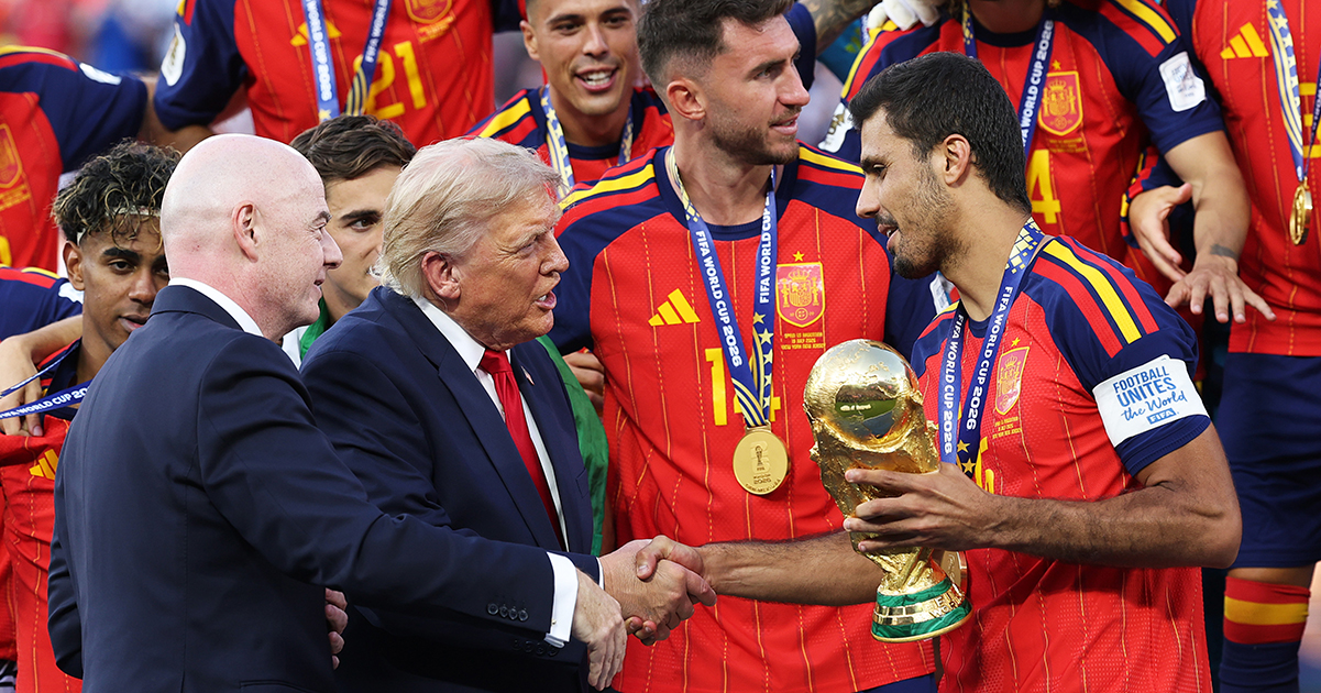 Trump's Height Question Reignited After World Cup Trophy Presentation